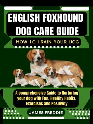 cover image of English Foxhound  Dog care guide